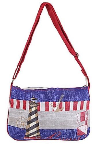 Сумка хлопок с декор. отделкой №175