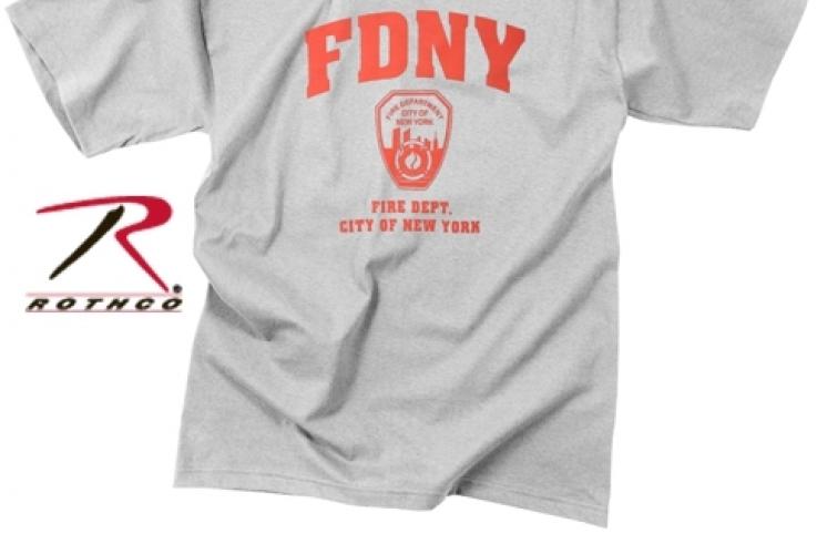 Серая футболка FDNY  ― магазин нужных товаров у нас есть все playera.ru Тел 8-495-741-86-12 a7418612@yandex.ru  тнп карнавал праздник отдых спорт дом одежда 