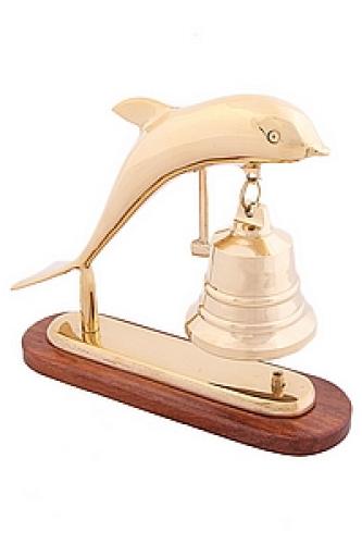 Гонг "Дельфин  " на деревянной подставке №64