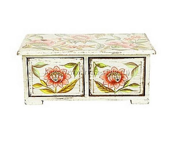 Шкатулка (дерево, роспись)  №133