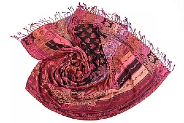 Палантин  двухсторонний вискоза №159