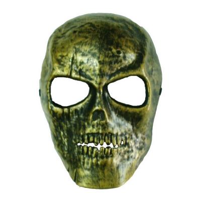  Маска Череп киборг (золотой) 