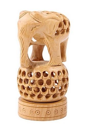 Статуэтка "Слон на шаре прорезной" №27