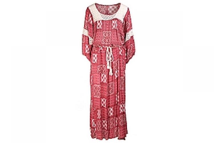 Платье (вискоза креп) с кружевом №189