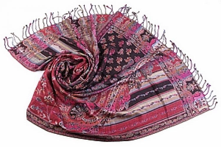 Палантин  двухсторонний вискоза №199