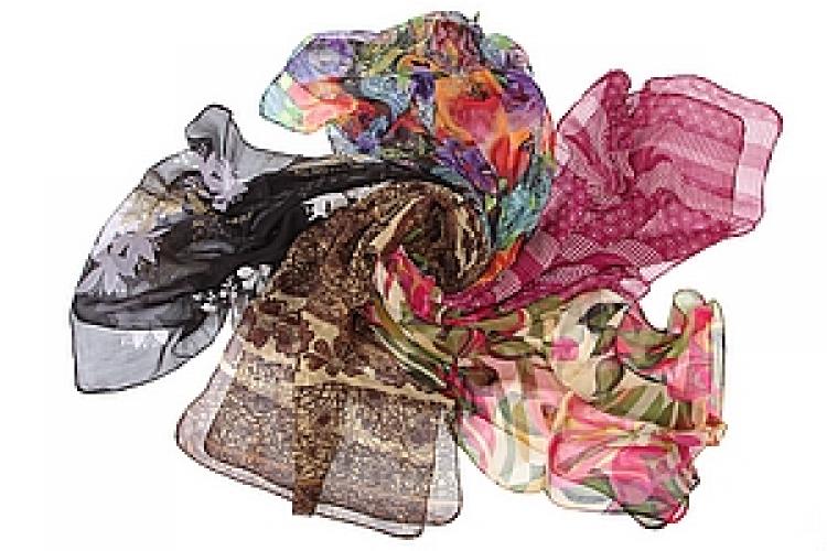 Кашне шифон (набор из 5) №158