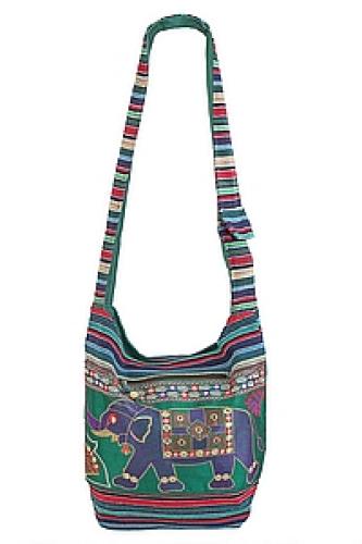 Сумка кросс-боди вышивка "Слон" №59