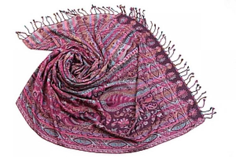 Палантин  двухсторонний вискоза №147