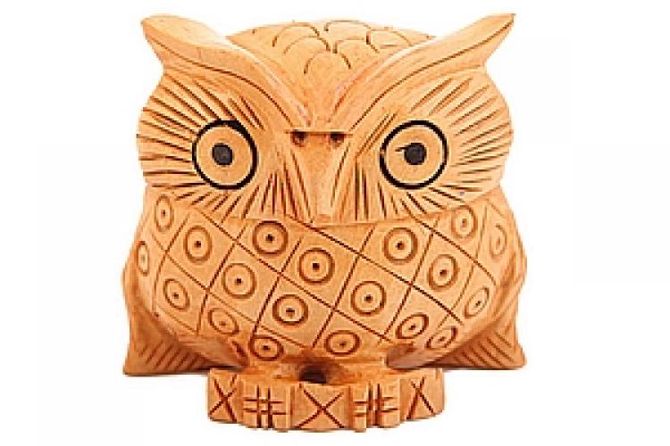 Статуэтка "Сова прорезная" №99
