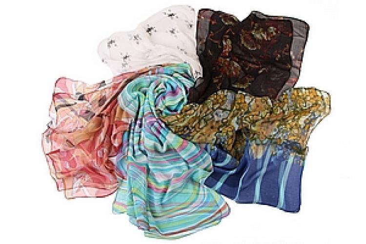 Кашне шифон (набор из 5) №120