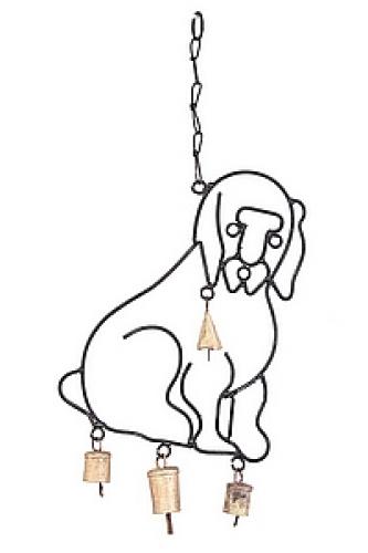 Колокольчик подвесной "Пес" №21