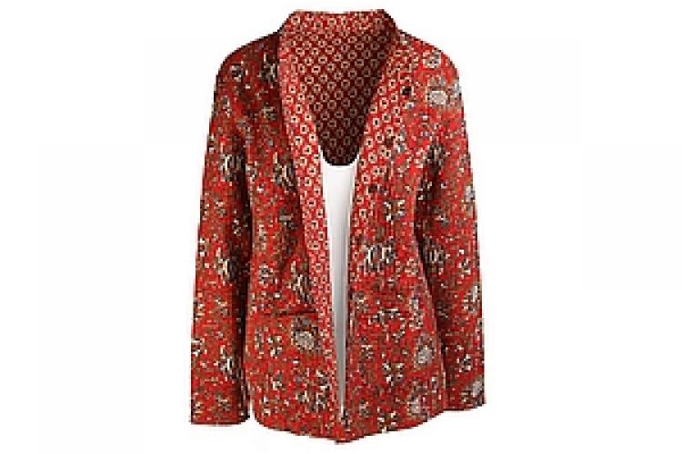 Жакет двухсторонний стеганый (хлопок) №176