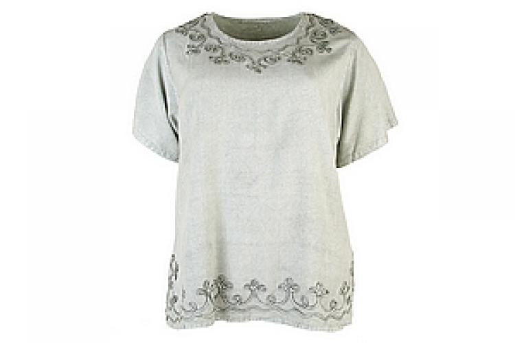 Блузка (вискоза) с вышивкой №157