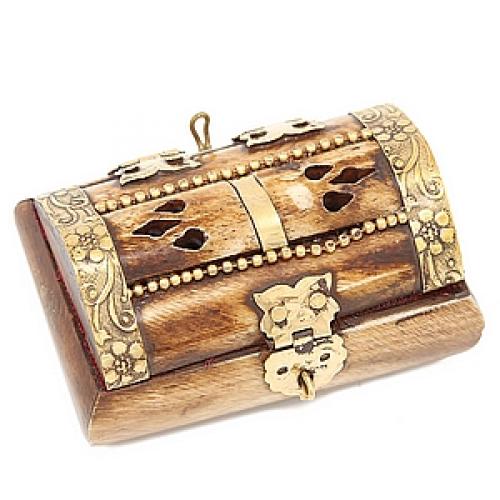 Шкатулка с инкрустацией (кость)  №2