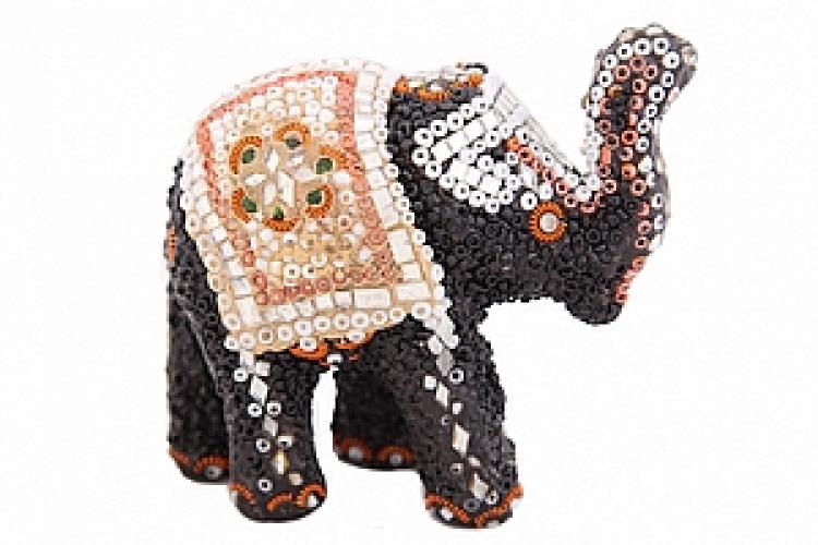 Статуэтка "Слон композит" декоративная отделка Су 19/3