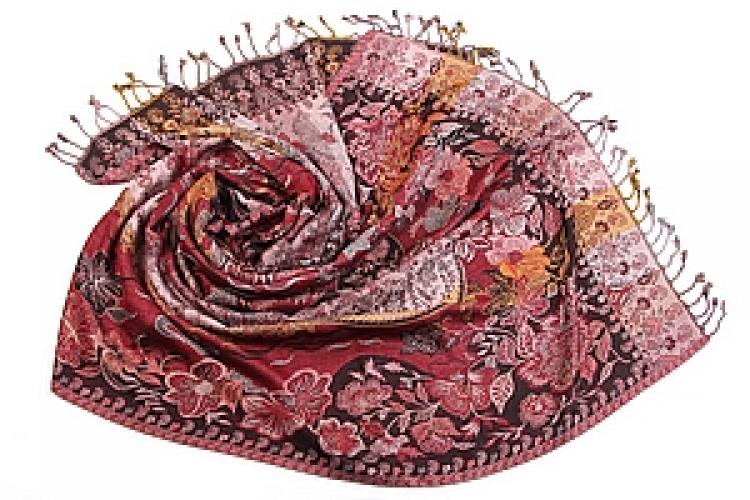 Палантин  двухсторонний вискоза №135