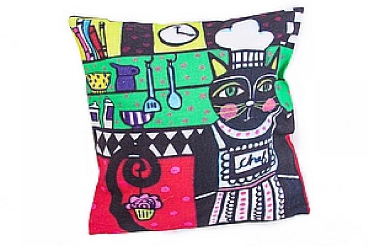 Наволочка "DJ принт" декор. (хлопок) №10