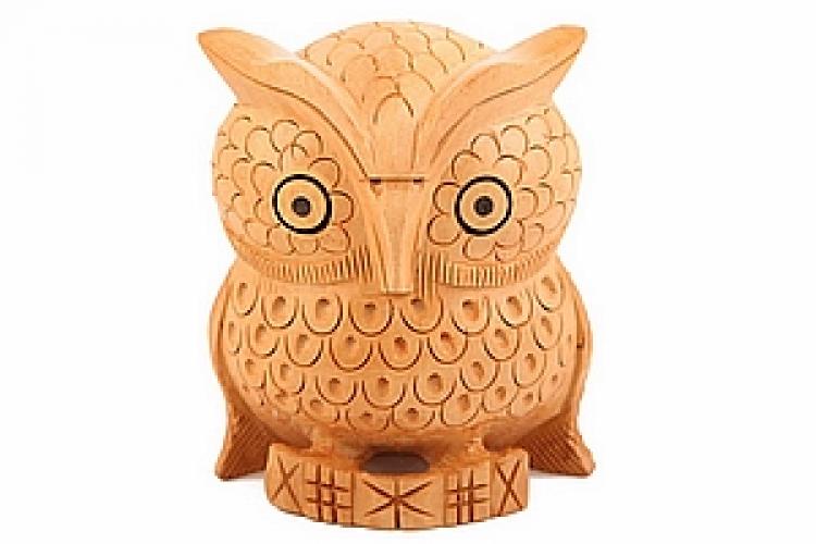 Статуэтка "Сова прорезная" №12