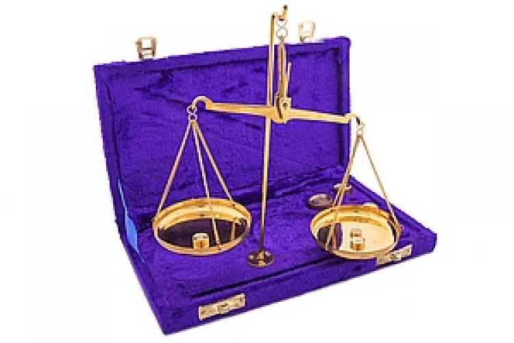 Сувенир "Весы" на 50 грамм Су0050