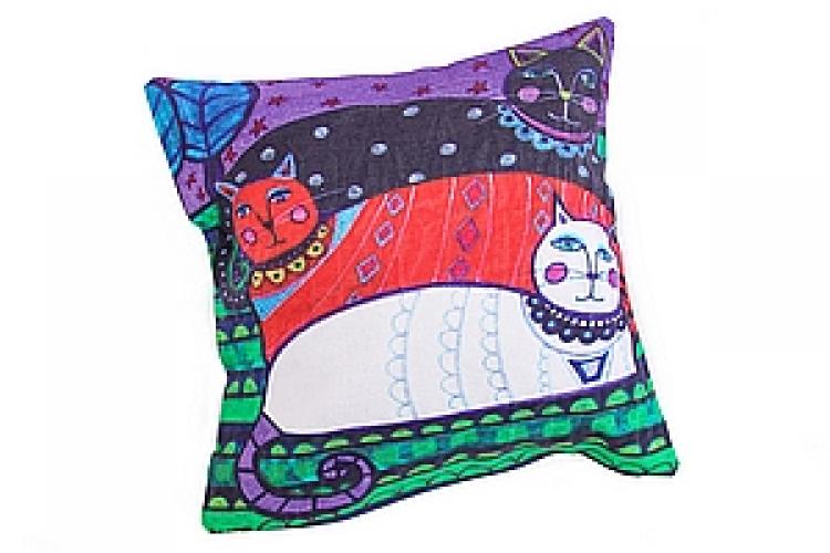 Наволочка "DJ принт" декор. (хлопок) №48