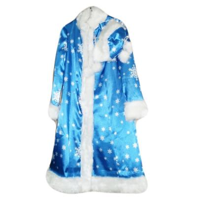  Костюм взрослый - "Снегурочка" синий 