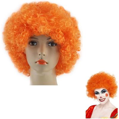  Парик Клоуна (объемные крудряшки 200 грамм) оранжевый 