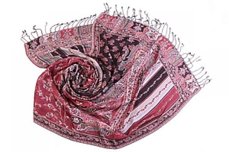 Палантин  двухсторонний вискоза №139