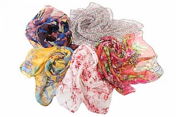 Платки шифон (набор из 5) №36