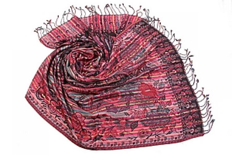 Палантин  двухсторонний вискоза №94