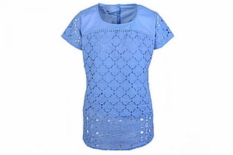 Блузка (хлопок) с кружевом №7