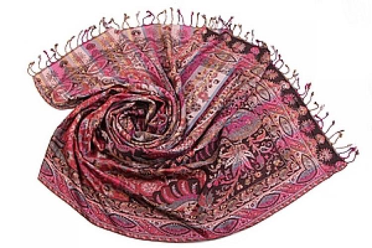 Палантин  двухсторонний вискоза №89