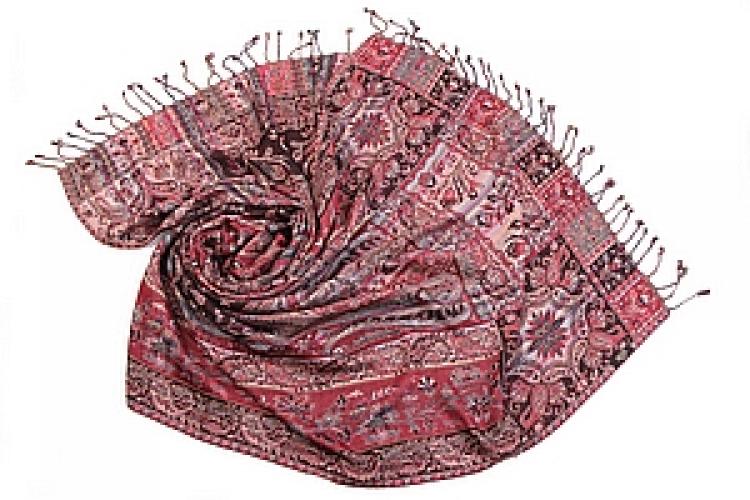 Палантин  двухсторонний вискоза №32