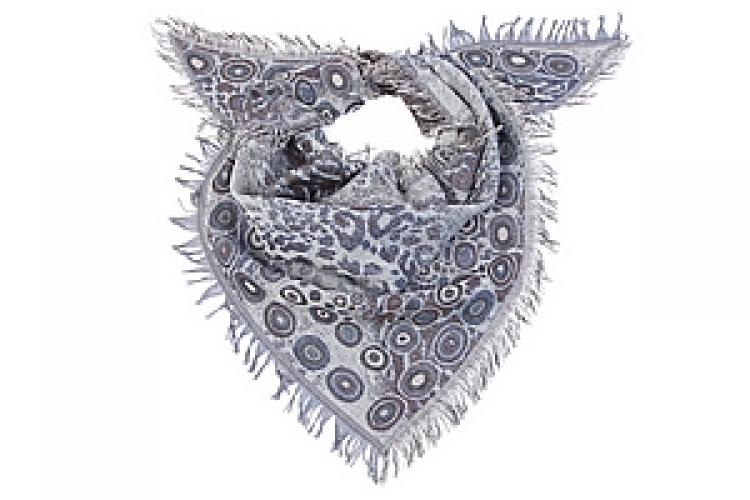 Палантин  шерсть "косынка" №151