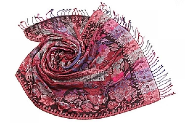 Палантин  двухсторонний вискоза №135