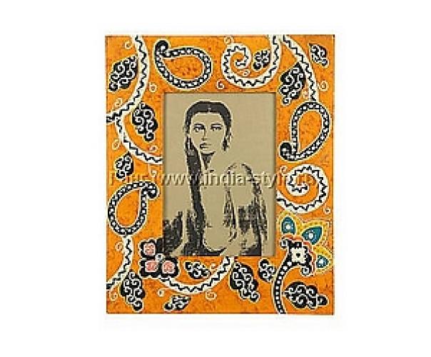 Фоторамка (дерево, ручная роспись) №139