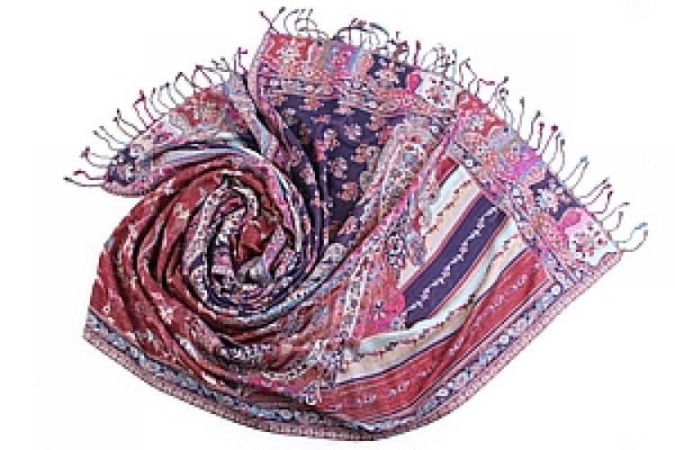 Палантин  двухсторонний вискоза №70