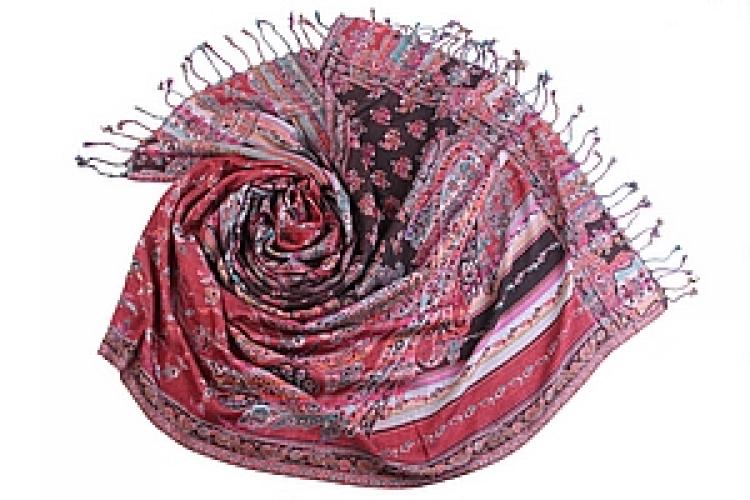 Палантин  двухсторонний вискоза №89