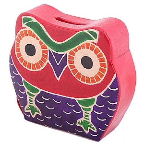 Копилка под мелочь  ручной принт №122