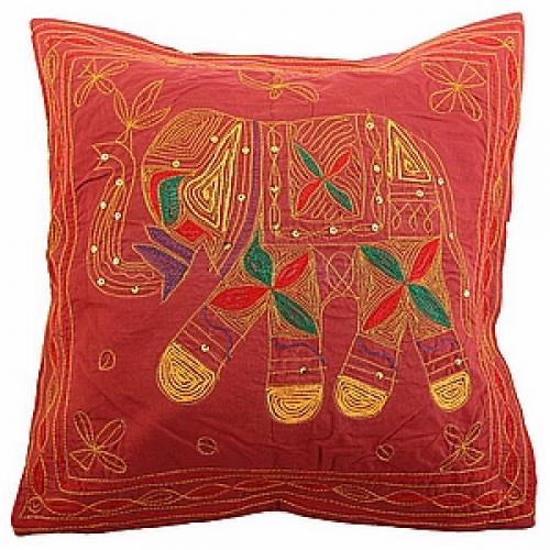 Наволочка с вышивкой "Слон" №5