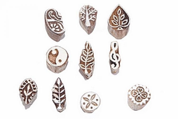 Штамп-печать набор из 10 шт. Пш17/1/1