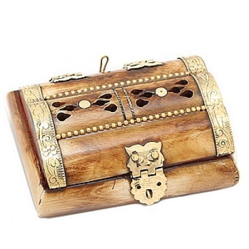 Шкатулка с инкрустацией (кость)  №138