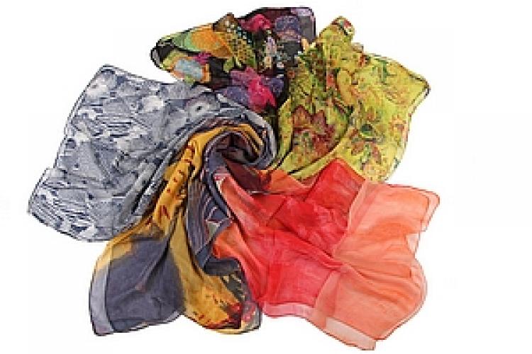 Кашне шифон (набор из 5) №106