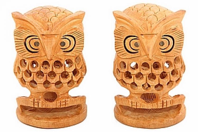 Статуэтка "Сова прорезная" №64