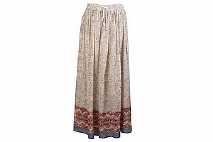 Юбка (вискоза-креп) на резинке №32