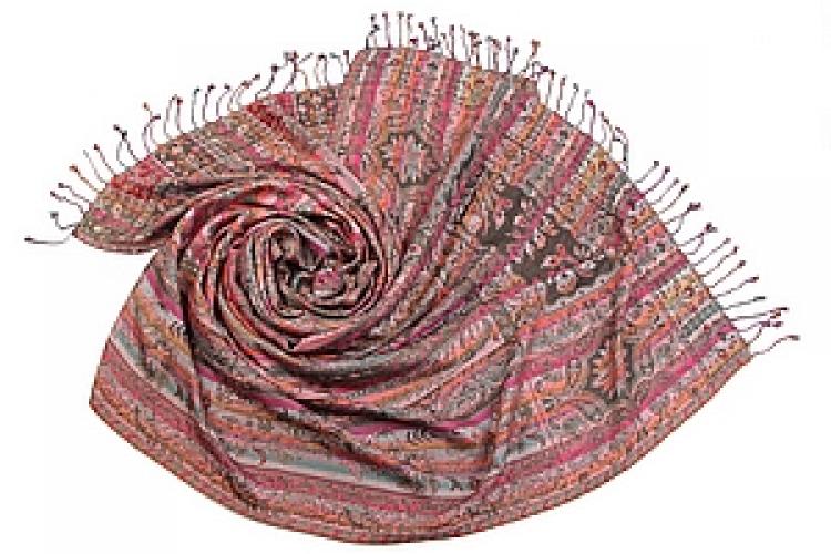 Палантин  двухсторонний вискоза №131