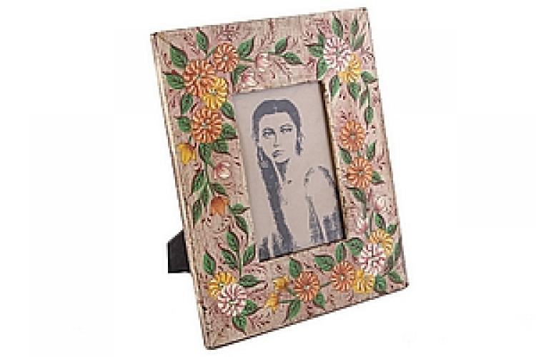 Фоторамка (дерево, ручная роспись) №80