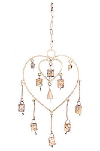 Колокольчик подвесной "Сердце"№103