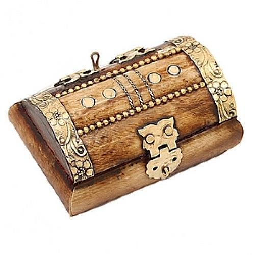 Шкатулка с инкрустацией (кость)  №138