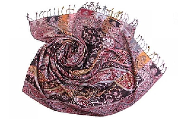 Палантин  двухсторонний вискоза №167