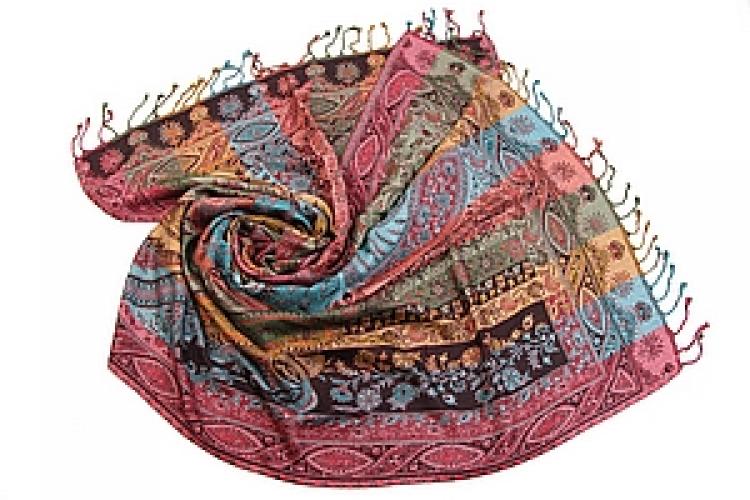 Палантин  двухсторонний вискоза №11